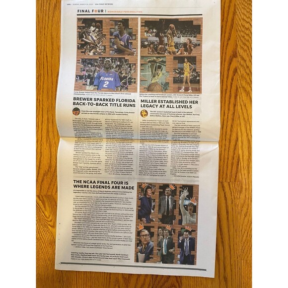 Final Four Shining Moments newspaper USA Today - Picture 3 of 3